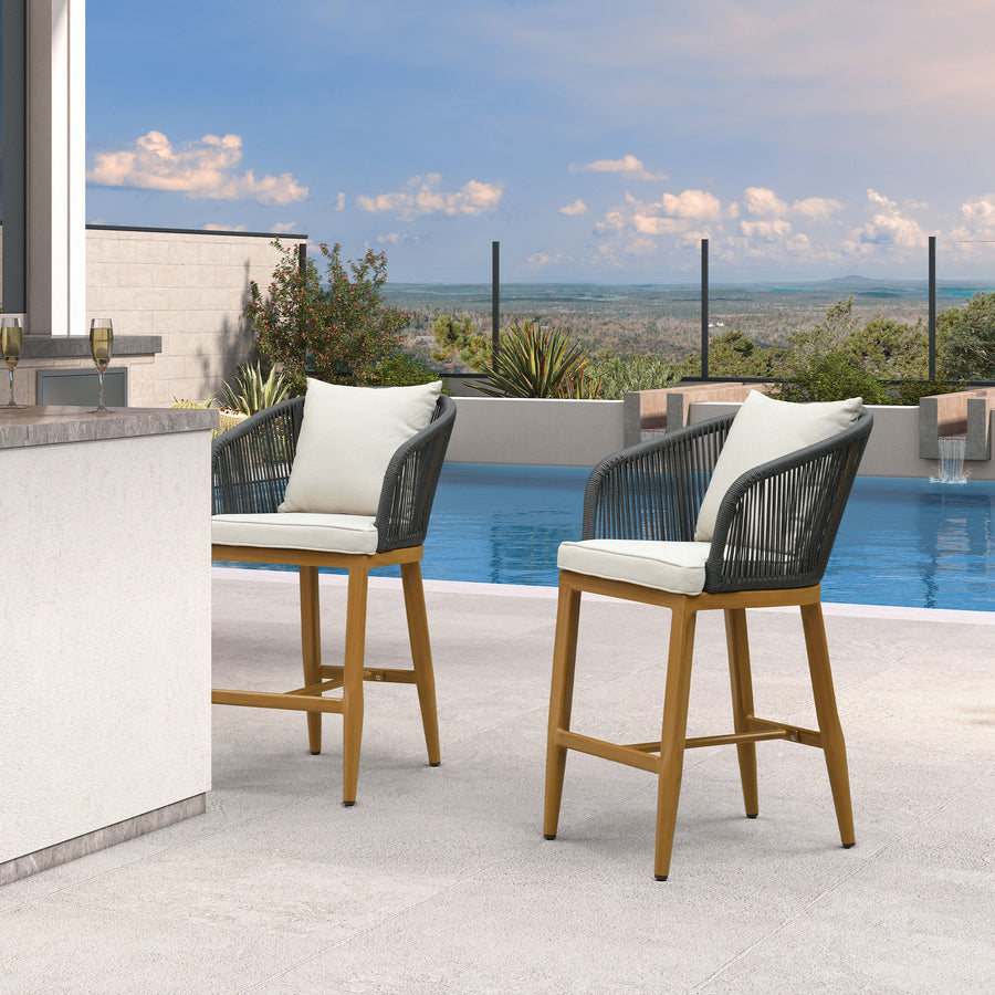 PURPLE LEAF Outdoor Bar Stools