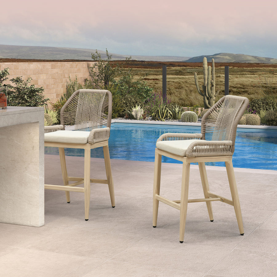 PURPLE LEAF Outdoor Bar Stools